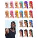 Geyoga 18 Pieces Silky Durags - Long Tail Headwrap for Men and Women - Wide Strap Satin Cap (Mixed Color) - Buy Online on GoSupps.com