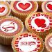 24 Valentine Hearts PRE CUT edible birthday party Cupcake Cake Toppers Wafer Rice Paper precut decoration
