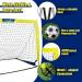 LIBERRWAY Soccer Goal 4'x 3' Portable Kids Soccer Goals for Backyard or Indoor Pop Up Soccer Net with 6 Training Cones  Carrying Bag  8 Ground Stakes  2 Set - Buy Online on GoSupps.com