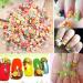Basage 1000pcs/Bag Assorted Clay 3D Fruit Pattern Slices Nail Art Decoration by Cool Shiny Slicing Nail Decorations - Buy Online on GoSupps.com