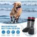 Qinlectri Dog Socks - Anti-Slip Waterproof Dog Boots with Adjustable Straps for Indoor & Outdoor Use - Large Size Paw Protectors - Buy Online on GoSupps.com