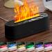 AuraLumen 300ml Premium Essential Oil Diffuser with Remote Control Pure Essential Oil Gift Set for Diffusers Humidifier 7 Led Color Skin Care (EosFragrance diffuser Black)