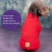 Cyeollo Dog Pajamas - Warm Fleece Thermal Onesie for Small-Medium Dogs | Red Winter Outfits - Buy Online on GoSupps.com