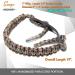 SUNYA Archery Bow Wrist Sling - 550 Paracord Strap with Full Grain Leather Yoke - Expedition Camo - Buy Online on GoSupps.com