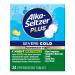 Alka-Seltzer Plus Severe Cold PowerFast Fizz Effervescent Tablets Nighttime Cold Symptom Relief 24 Count 24 Count (Pack of 1)