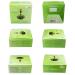 Creano Tea Flowers Gift Set - Erbl hTeelini Green Tea with Glass & 8 Cup Format Tea Flowers - Perfect Christmas Gift - Buy Online on GoSupps.com