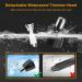 Nose Hair Trimmer for Men & Women - USB Rechargeable IPX7 Waterproof Dual Edge Blades - Professional Ear & Nose Hair Clipper (Black - Buy Online on GoSupps.com