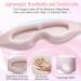 BeHoomi Premium 3D Ergonomic Sleep Mask for Women and Men - Upgraded Light Blocking, Comfortable Blindfold for Anytime, Anywhere - 2 Pack - Buy Online on GoSupps.com
