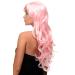 WIG ME UP Long Pink Curly Wig with Bangs 70cm Wavy Side Parting Hair (9204S-T2333) | International Shipping Available - Buy Online on GoSupps.com