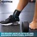 Bodyprox Adjustable Compression Ankle Support Brace for Sports - One Size Fits Most | Men & Women - 1 Pack - Buy Online on GoSupps.com