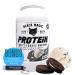 Black Magic Multi-Source Protein - Whey, Egg, and Casein Complex with Enzymes & MCT Powder - Pre Workout and Post Workout - Cookies and Cream Protein Powder - 24g Protein - 2 LB with Bonus Key Chain