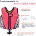 Limmys Premium Neoprene Swim Vest for Girls | Small Size with Drawstring Bag | Ideal Buoyancy Swimming Aid - Buy Online on GoSupps.com