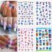 Cute Cartoon 3D Nail Art Stickers - Self-Adhesive Decals for DIY Nail Designs - Luxury Designer Nail Decorations for Girls and Women - Buy Online on GoSupps.com