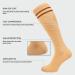 360 RELIEF - Flight Compression Socks Supports | Blood Circulation Travel Work L-XL 2Pairs-Beige with 2 Dark brown lines - Buy Online on GoSupps.com