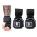 RIMSports Weight Lifting Hooks Heavy Duty Lifting Wrist Straps for Pull ups Deadlift Straps for Power Lifting Lifting Grips with Padded Workout Straps for Weightlifting Gym Gloves for Men and Women Black