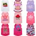 9 Pieces Printed Pet Shirts Dog T-Shirts Summer Pet T Shirt Cute Dog T Shirts Soft Breathable Dog Sweatshirt for Small Medium Dogs Puppy Cats (Small)