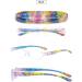 Vevesmundo Women's Blue Light Filter Cat Eye Reading Glasses - Vintage Floral Frameless Anti-Blue Light Visual Aid with Case - 2.0x Magnification - Buy Online on GoSupps.com