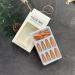 24pcs French Press On Nails - Long Coffin Full Cover Gradient Design Acrylic Nails for Women & Girls (Orange - Buy Online on GoSupps.com