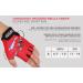 Prometheus Fingerless Cycling Gloves for Kids (2-5 Years) - Padded Red Gloves for Boys & Girls - Buy Online on GoSupps.com