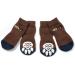 PET Heroic Indoor Anti-Slip Socks for Dogs & Cats | 6 Sizes S to 3XL | Paw Protection & Traction with Silicone Gel - Brownish XL - Buy Online on GoSupps.com