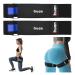 ihuan Blood Flow Restriction Bands for Women-Booty: BFR Bands for Women Glutes, Thigh Straps for Workout, Booty Bands for Butt Lift, Occlusion Bands for Leg and Butt Black+Blue