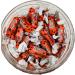 Simway Sweets Jar 680g - Tootsie Footies Watermelon Chews - American Sweets - Approximately 180 Pieces - Buy Online on GoSupps.com