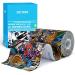 OK TAPE Hypoallergenic Digtal Printed Kinesiology Tape Elastic Sports Athletic Tape 2 Rolls 2in 16.4ft Uncut Roll-DIY 2 Rolls Diy