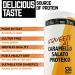 EATALIAN by AMZ BETTER Topping with Protein Salted Caramel Sweet Protein Cream in a 300 gr Squeezer Made in Italy Ideal Salted Caramel Sauce to Garnish Ice Cream Sweets and Dessert - Buy Online on GoSupps.com