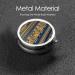 Egyptian Pharaonic Frescoes Portable Pill Box | 3-Compartment Mini Design | Travel-Friendly Black Metal Case - Buy Online on GoSupps.com