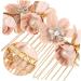 Gogogmee Flower Hair Comb Hair Comb Wedding Side Hair Comb Hanfu Hair Accessories Hair Comb for Women Accessories Aesthetic Hair Accessories Rhinestone Hair Comb Rhinestone Hair Accessories - Buy Online on GoSupps.com
