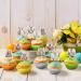 24 PCS Easter Cupcake Topper Easter Cake Decorations with Rabbit Bunny Eggs Basket Carrot Flower for Spring Decor Baby Shower Easter Party Decorations Supplies - Buy Online on GoSupps.com