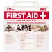 M2 BASICS 321 Piece Emergency First Aid Kit | Wall Mountable Case | Medical Supplies for Home, Office, Car, Travel