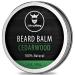 Striking Viking Beard Balm Conditioner for Men - Styles & Softens Beards and Mustaches - 100% Natural Ingredients with Shea Butter  Argan & Jojoba Oils and Cedarwood Scent Cedar 2 Ounce (Pack of 1)