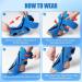 Plantar Fasciitis Night Splint | Adjustable Relief Brace for Men & Women | Foot Drop & Achilles Tendonitis Support (Blue - Buy Online on GoSupps.com