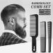 3-Piece Barber Comb Set for Taper Haircuts | Heat-Resistant Fiber | Men & Women | Barberology Comb - Buy Online on GoSupps.com