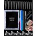 NAISKA 120 Pieces Dual Press on Coffin Nail Forms Set Extra Long Nail Tips Extension Gel Acrylic Coffins Nails Form Clear Nail Molds with 12 Sizes Nail Tips Dual-Ended Polygel Brush 1 Pcs Professional 7 Way Nail File and...