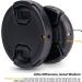 49mm Front Lens Cap Cover + Deluxe Cap Keeper for Canon EOS & R Series Cameras | Compatible with EF-M 15-45mm & RF-S 18-45mm Lenses - Buy Online on GoSupps.com