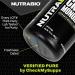 NutraBio Muscle Matrix Protein Powder - 25g of Protein Per Scoop - Whey Isolate and Micellar Casein Combo for Fast and Slow Release - Dutch Chocolate - 2 Pounds 28 Servings - Buy Online on GoSupps.com