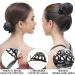 RC ROCHE 6 Pieces Hair Spider Octopus Claw Clips - Large Black Hair Holders for Women & Girls | Stylish Barrette Hair Accessories - Buy Online on GoSupps.com