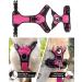 Joytale Reflective Dog Harness for Medium-Sized Dogs - Soft Padded Adjustable Breathable with Control Handle - Bright Pink (1 Pack) - Buy Online on GoSupps.com