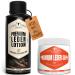 Leather soap leather care for leather cleaning of leather products as a saddle soap & upholstered cleaner & car cleaner for car cleaning Urban Forest (savings set leather soap + leather lotion)