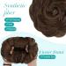 S-Noilite Thick Messy Bun Scrunchie Hair Piece - Dark Brown/Light Auburn Mix - Buy Online on GoSupps.com