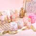 Cherry Blossom Spa Gift Set for Women - 11pcs Bath & Relaxation Basket | Shower Gel, Body Lotion, Reed Diffuser | Holiday, Birthday, Anniversary Gift - Buy Online on GoSupps.com