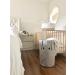 Mila Millie Baby Large Cotton Rope Diaper Caddy - Nursery Organizer Storage Bin - Portable Eco-Friendly Bag - Natural Cotton - White & Beige - Buy Online on GoSupps.com