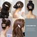 Cptots 12PCS No Bend Hair Clips - Creaseless Hair Clips for Makeup Applications and Styling - Acrylic Resin Flat Hair Barrettes for Women - Buy Online on GoSupps.com