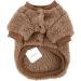 Zunea Winter Coat for Small Dogs - Fleece Warm Dog Sweater & Jacket for Puppies Chihuahuas Cats - Stylish Brown XX-Large (1 Pack) - Buy Online on GoSupps.com