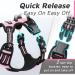 Eagloo Large Dog Harness - Adjustable Anti-Train Control Harness for Labrador - Reflective Strips Pink - 1 Pack - Buy Online on GoSupps.com
