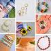 DICOBD Craft Beads Kit - 10800pcs Glass Seed Beads & 1200pcs Letter Beads for Jewelry Making - Includes Cords for Bracelets, Necklaces, and Key Chains - Buy Online on GoSupps.com