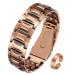 Jecanori 3X Lymph Drainage Copper Magnetic Bracelet for Men Copper Bracelet with 57pcs Ultra Strength Magnets(3500 Gauss). Adjustable Wristband Brazaletes with Removal Tool&Jewelry Gift Box Rivet-copper