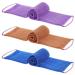 3 Pcs African Bathing Sponges with Ropes African Back Scrubbers African Net Sponge Smoother Long Net Shower for Women Men Body Washing Accessories(Purple  Blue  Coffee)